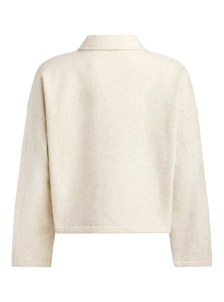 BRIDEMERCH Trophy Wife Long Sleeve Fleece Boxy Rugby - BRIDEMERCH #4 default Cream picture