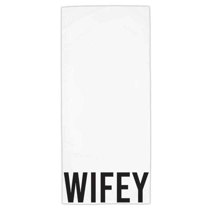 Santa Barbara Design Studio Quick Dry Oversized Wifey Beach Towel - Santa Barbara Design Studios #1 picture