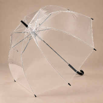 Wedding Star Large Clear Plastic Bubble Wedding Umbrella - Wedding Star $0 default thumbnail
