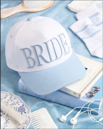 xo, Fetti Blue Bride Trucker Hat - Something Blue - xo, Fetti $2 thumbnail