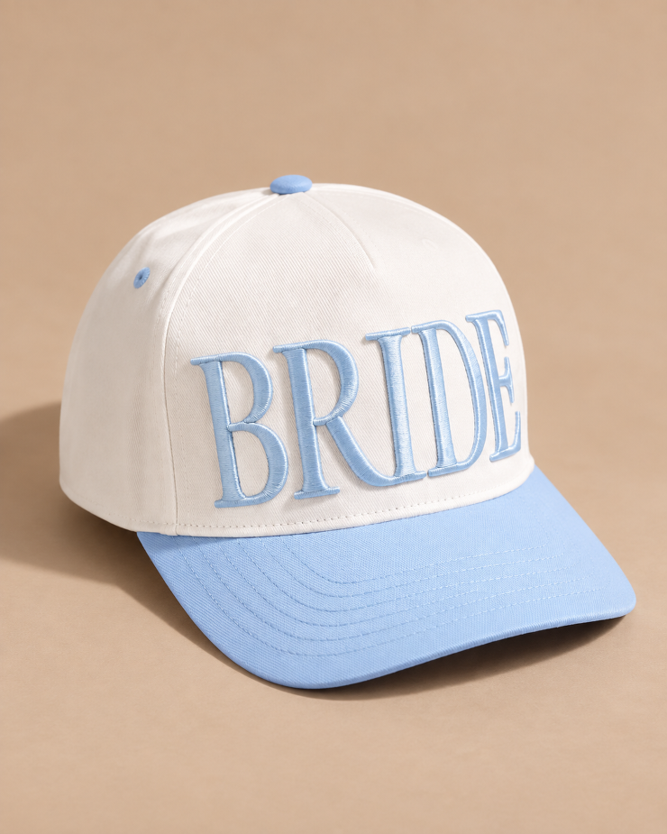 xo, Fetti Blue Bride Trucker Hat - Something Blue - xo, Fetti #0 default picture