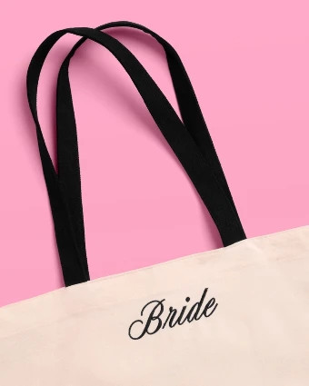 xo, Fetti Bow Bride Tote - Cream Canvas - xo, Fetti $5 thumbnail