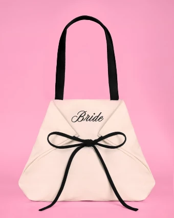 xo, Fetti Bow Bride Tote - Cream Canvas - xo, Fetti $7 default thumbnail