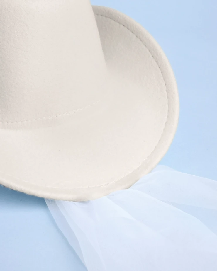 xo, Fetti Bride Cowgirl Hat - Last Rodeo - xo, Fetti #1 picture