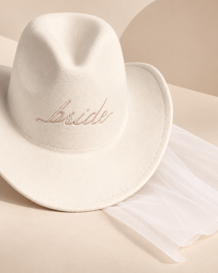 xo, Fetti Bride Cowgirl Hat - Last Rodeo - xo, Fetti #0 default picture