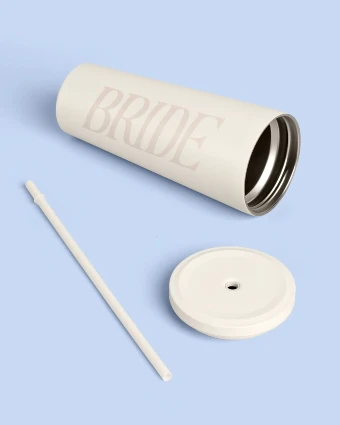 xo, Fetti Bride Monochromatic Tumbler - xo, Fetti $3 thumbnail