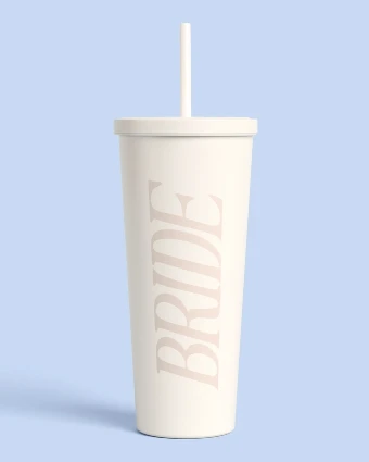 xo, Fetti Bride Monochromatic Tumbler - xo, Fetti $1 thumbnail