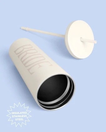 xo, Fetti Bride Monochromatic Tumbler - xo, Fetti $2 thumbnail