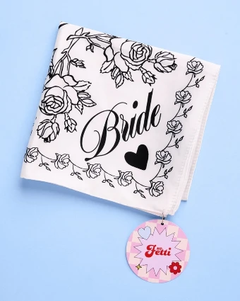xo, Fetti Bride Swan Headscarf Bandana - xo, Fetti $2 thumbnail