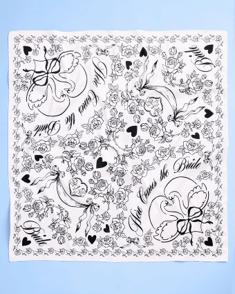 xo, Fetti Bride Swan Headscarf Bandana - xo, Fetti $5 thumbnail
