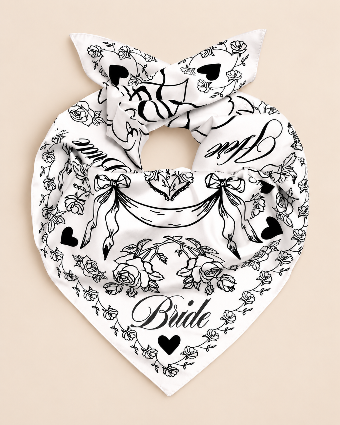 xo, Fetti Bride Swan Headscarf Bandana - xo, Fetti $1 thumbnail