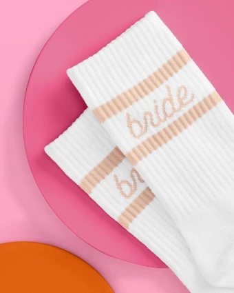 xo, Fetti Bride Tube Socks - Ivory - xo, Fetti $3 thumbnail
