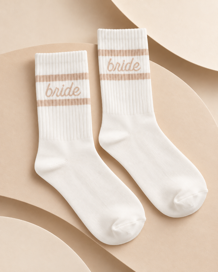 xo, Fetti Bride Tube Socks - Ivory - xo, Fetti #0 default picture