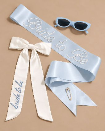 xo, Fetti Something Blue Bride Pack - Hair Bow, Sunglasses + Sash - xo, Fetti $0 default thumbnail