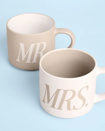 xo, Fetti Mr and Mrs Mug Set  - xo, Fetti $6 default thumbnail