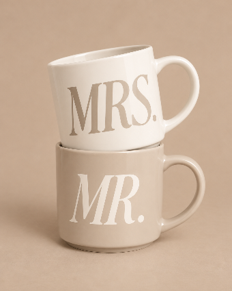 xo, Fetti Mr and Mrs Mug Set  - xo, Fetti $0 default thumbnail