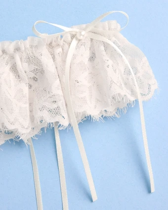 xo, Fetti Lace Bridal Garter Bride To Be - xo, Fetti $2 thumbnail