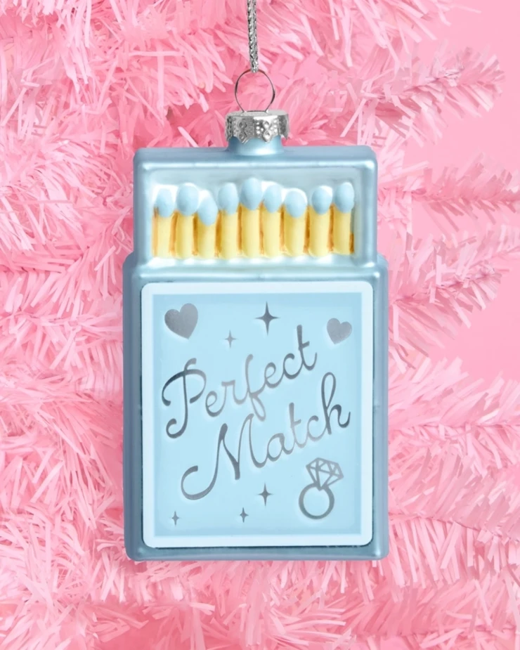 xo, Fetti Perfect Match Ornament - Blue Matchbox Christmas Ornament, - xo, Fetti #4 default picture