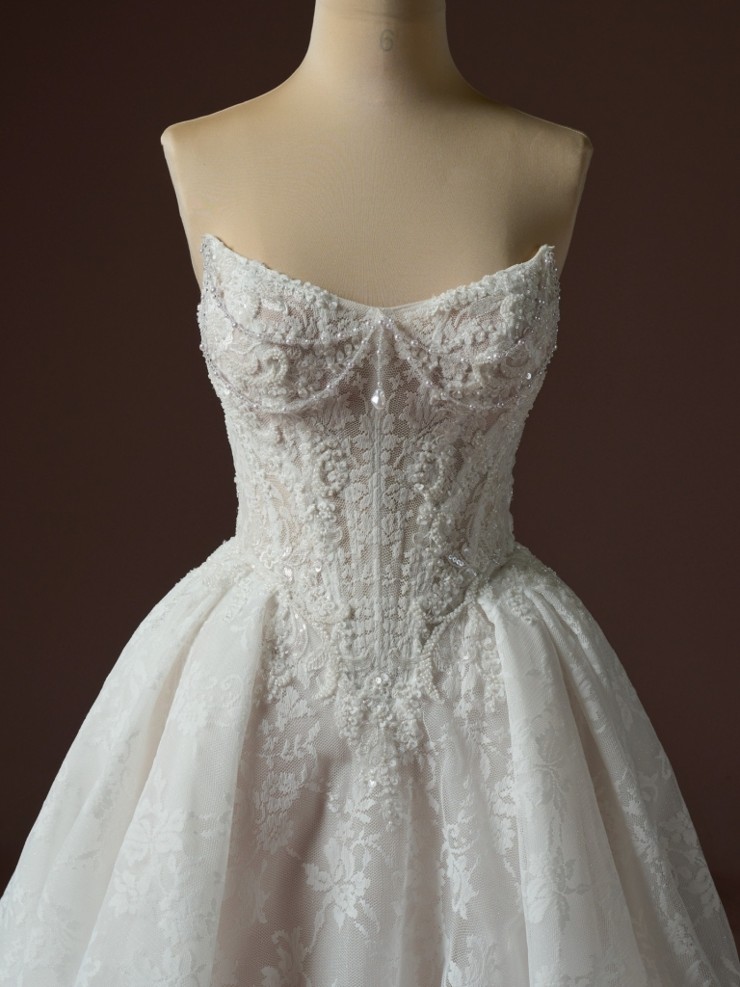 Maggie Sottero Ryland F6MK055A02 #23 default Ivory over Blush (gown with Champagne Illusion) picture