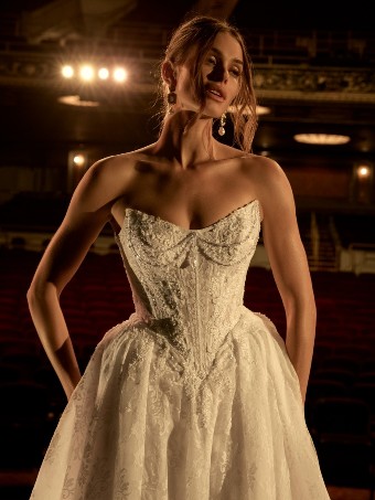 Maggie Sottero Ryland F6MK055A02 $3 Ivory over Blush (gown with Champagne Illusion) thumbnail