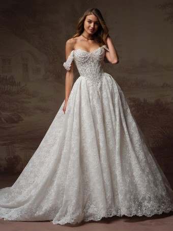 Maggie Sottero Ryland F6MK055A02 $10 Ivory over Blush (gown with Champagne Illusion) thumbnail