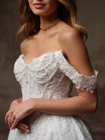 Maggie Sottero Ryland F6MK055A02 $12 Ivory over Blush (gown with Champagne Illusion) thumbnail