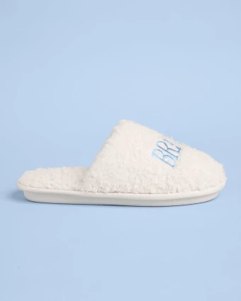 xo, Fetti Bride Slippers | Faux Fur, Something Blue, Cozy - xo, Fetti $1 thumbnail