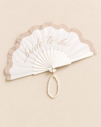 xo, Fetti Bride To Be Fan | Pearl, White, - xo, Fetti $0 default thumbnail