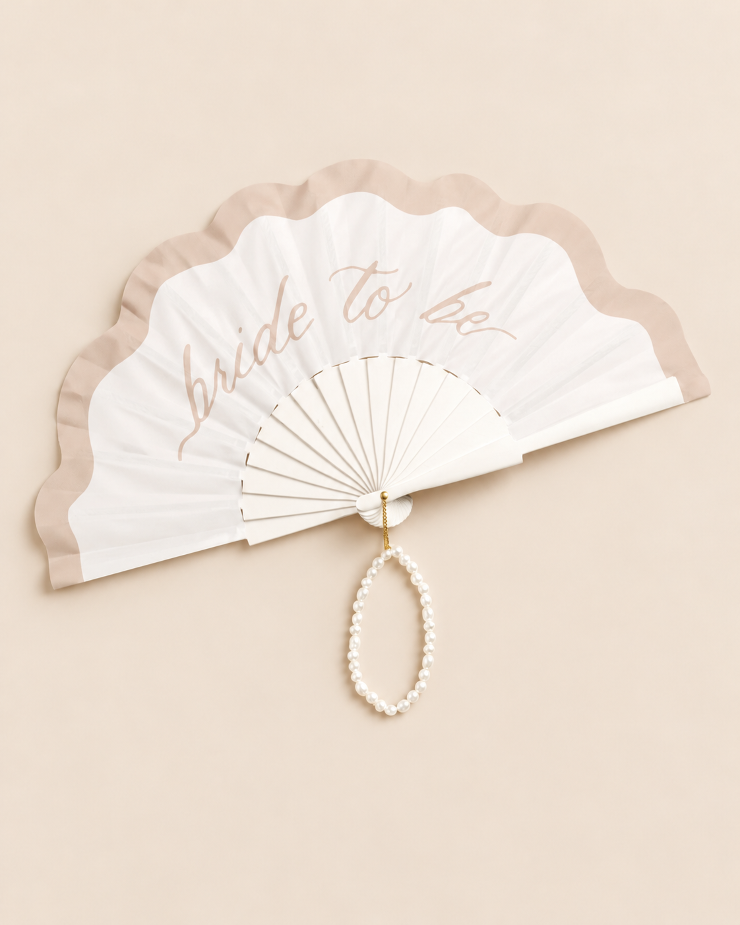 xo, Fetti Bride To Be Fan | Pearl, White, - xo, Fetti #0 default picture