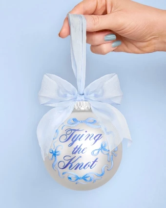 xo, Fetti Tying the Knot Ornament - Engagement Christmas Gift, - xo, Fetti $2 thumbnail