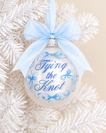 xo, Fetti Tying the Knot Ornament - Engagement Christmas Gift, - xo, Fetti $0 default thumbnail