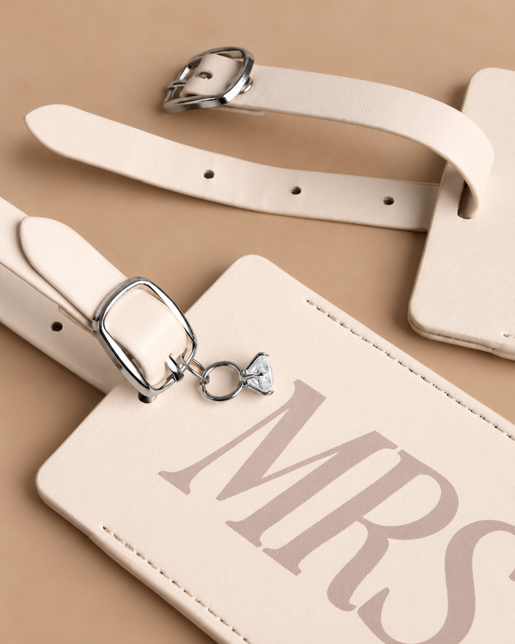 xo, Fetti Mr and Mrs Luggage Tags | Engagement Gift, Wedding, Travel, - xo, Fetti #4 picture