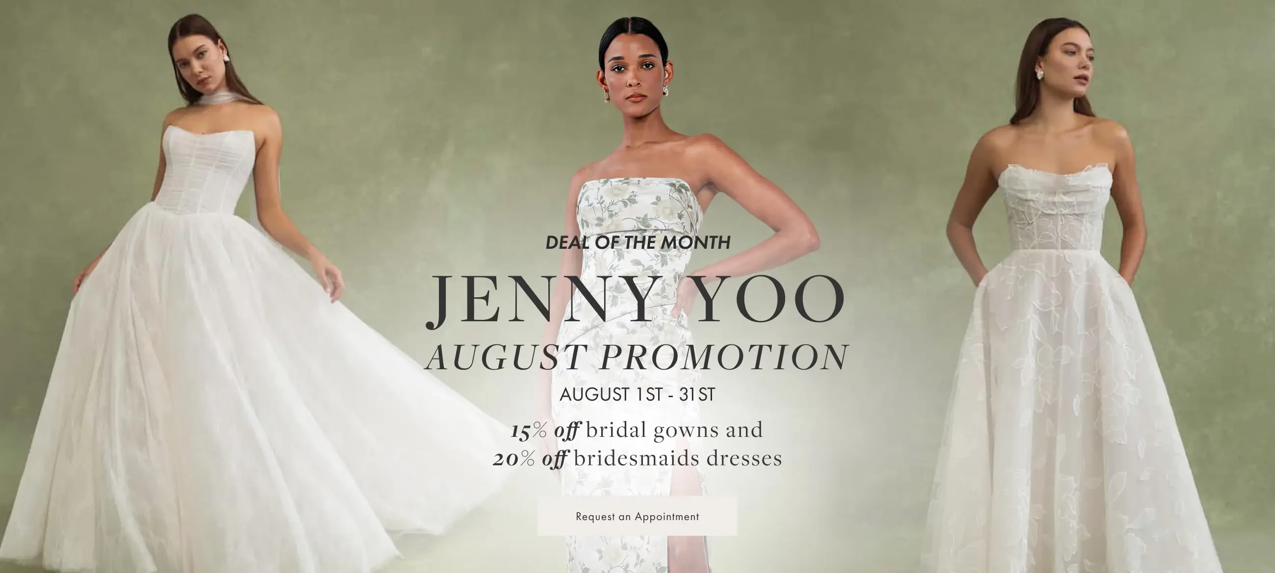 Jenny Yoo promotion - Always Elegant Bridal, Chico - bridal and bridesmaids dresses