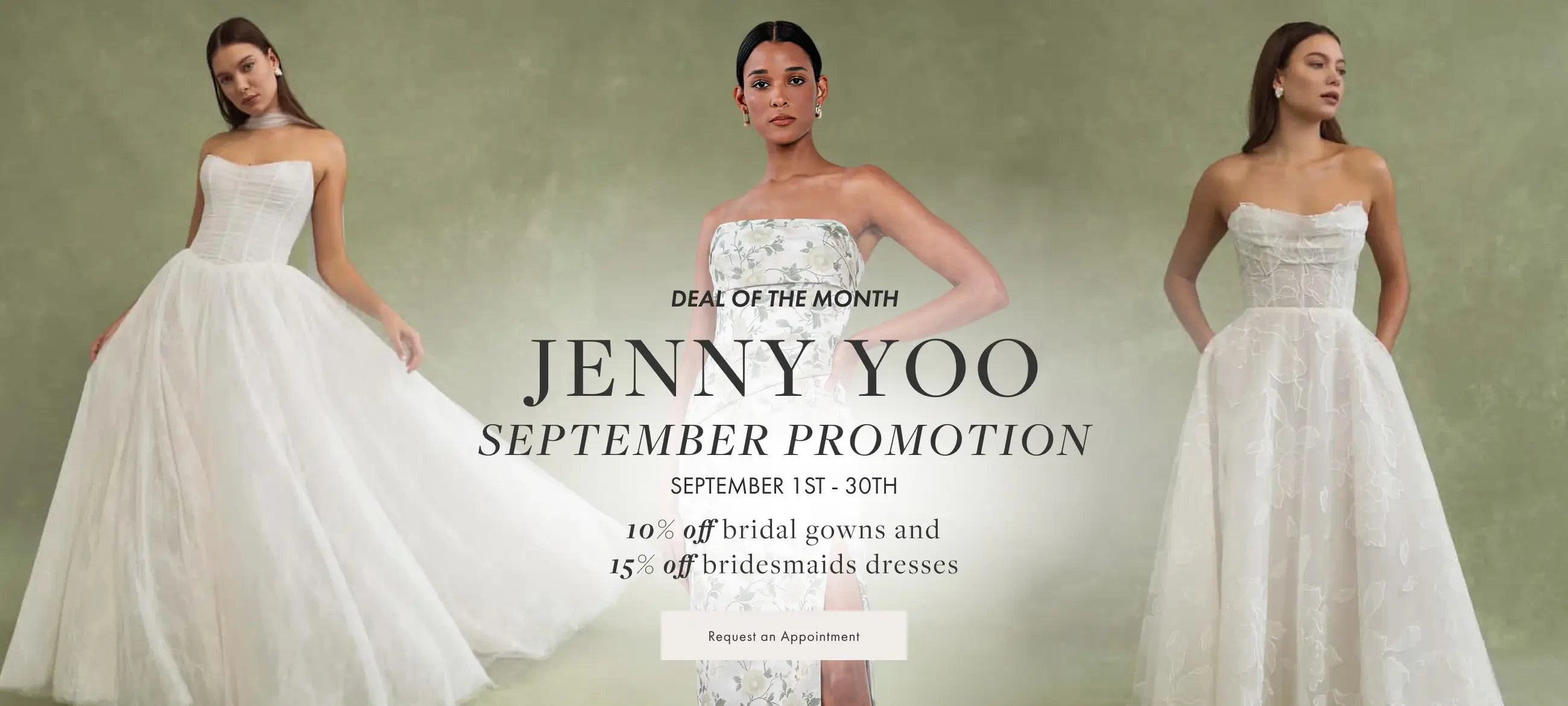 Jenny Yoo promotion - Always Elegant Bridal, Chico - bridal and bridesmaids dresses