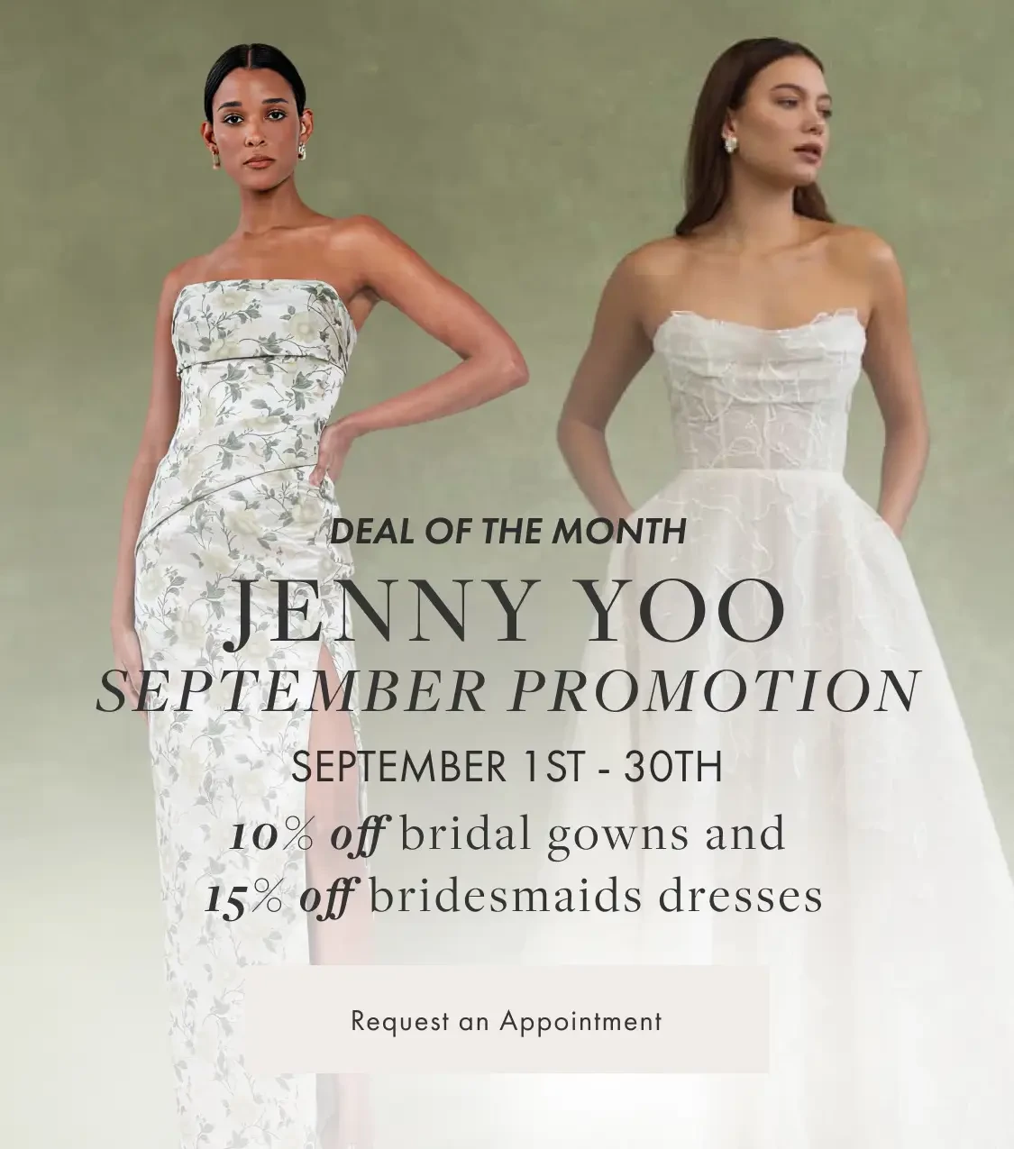 Jenny Yoo promotion - Always Elegant Bridal, Chico - bridal and bridesmaids dresses