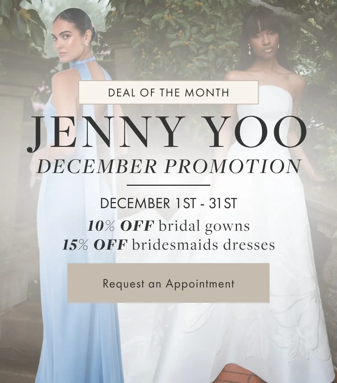 Jenny Yoo promotion - Always Elegant Bridal, Chico - bridal and bridesmaids dresses